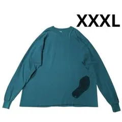 90s USA製 B.V.D. NIKE ロンT XXXL エメラルドブルーのサムネイル