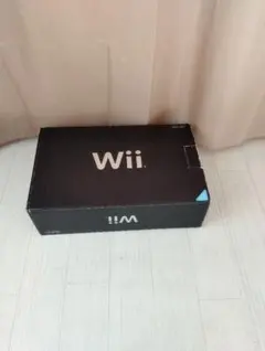 Wii 本体 ブラック 箱付き　ソフト付き
