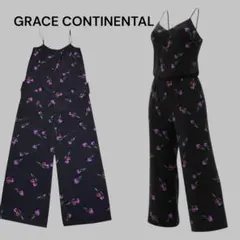 GRACE CONTINENTAL 花柄 オールインワン サロペットのサムネイル