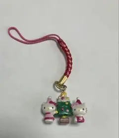 レア　ハローキティ クリスマス ストラップ 2002年 サンリオのサムネイル