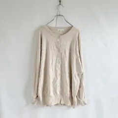 GLOBAL WORK グローバルワーク カーディガン ベージュ L