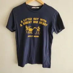 ミッキーマウス Tシャツ ネイビー