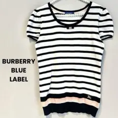 ✴︎BURBERRY BLUE LABEL✴︎ボーダーパフスリーブニット 38/Mのサムネイル