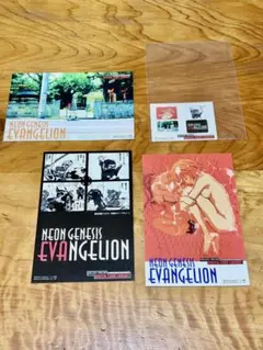 新世紀エヴァンゲリオン ゲームソフト購入特典 ポストカード3枚&シールセット