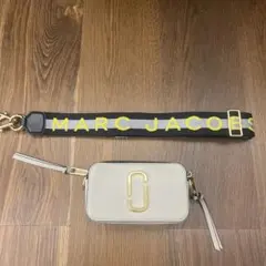 新品 MARC JACOBS サックバッグ ブラック/ホワイト カーフレザー 