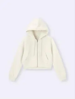 GU パフスウェットフルジップパーカー M