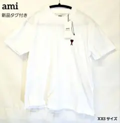 新品　ami　アミ　ワンポイント　ロゴ刺繍　半袖　BFUTS035.724