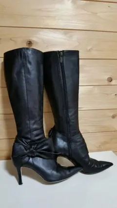 レベッカテイラー rebecca taylor ブラック ロング ブーツ 23