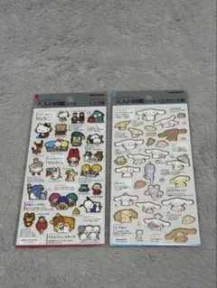 大人図鑑シール　レトロ、シナモンロール編
