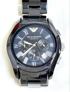 EMPORIO ARMANI CERAMICA クロノグラフ メンズ腕時計のサムネイル