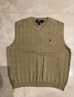 Polo by Ralph Lauren ニットベスト ベージュ XLのサムネイル