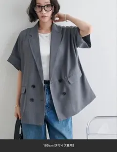 新品未使用タグ付★DISCOATテックリネン半袖シャツジャケット