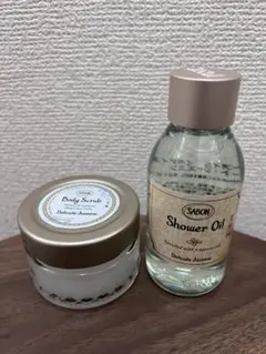 SABON デリケートジャスミン ボディスクラブ & シャワーオイル セット