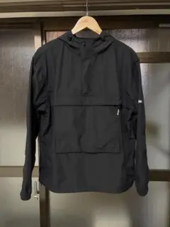 Stussy ナイロン アノラックパーカー ブラック S