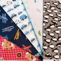 No.4048 男の子用☆ハギレセット☆綿生地