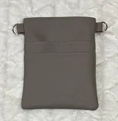ナースポーチ・オーガナイザー（ハンドメイド） 合皮•グレージュ