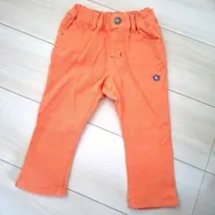 BREEZE オレンジ色 花パンツ 90サイズ
