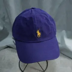 POLO RALPH LAUREN キャップ ポニーロゴ パープル イエロー