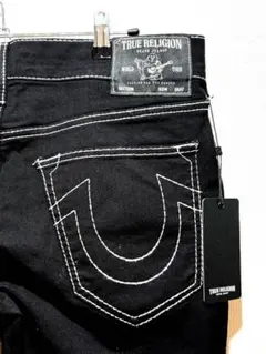 TRUE RELIGION】 RICKY ハーフ W38ブラック デニム - メルカリ