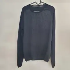 《XL-XXL》エンポリオアルマーニ 春ニット 黒 54サイズのサムネイル