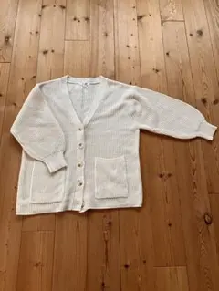 KHALITA アイボリー カーディガン