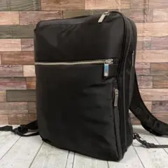 エースジーン　ビジネスバッグ　リュック　薄型　黒　PC　キャリーオン　ブラック