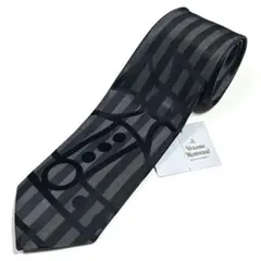 未使用タグ付✨Vivienne Westwood ネクタイ ビックオーブ グレー