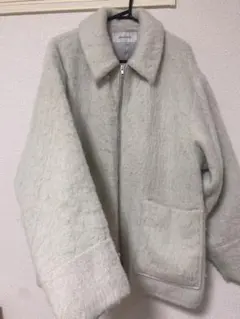 JEANASIS シャギーZIPミドルコート