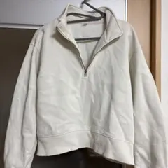 GU ヘビーウェイトスウェットハーフジップ プルオーバー