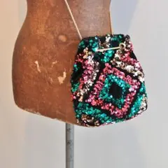 スパンコールミニバッグ