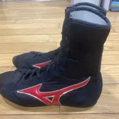 MIZUNO ボクシングシューズ　黒×赤金　27.5cmのサムネイル