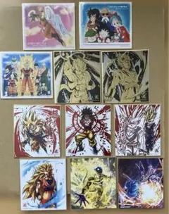 ドラゴンボール　主題歌他 色紙アート 11枚まとめ売り 孫悟空