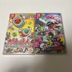 Nintendo switch スプラトゥーン2 太鼓の達人カセット