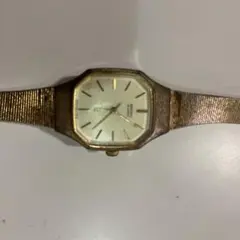 【電池交換済み】SEIKO QUARTZ レディース 腕時計 ゴールドカラー