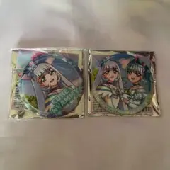 【匿名配送】わんだふるぷりきゅあ 感謝祭 缶バッジ ２点セット ニャミー 猫組