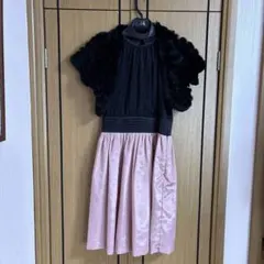 セシルマクビー　パーティーワンピース&ファーボレロ