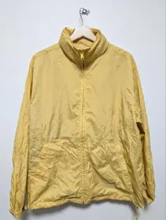 Eddie Bauer ナイロンジャケット イエロー ウインドブレーカー 90s