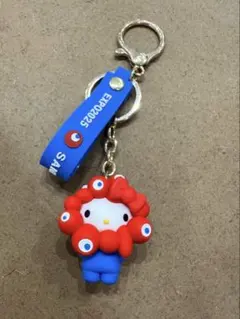 ミャクミャク ハローキティコラボ キーホルダー EXPO2025