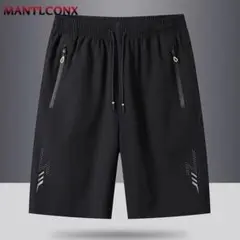 MANTLCONX ブラックジョガーパンツ　Lサイズ SP-08