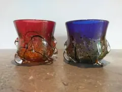 飯塚亜裕子 花のグラス 人気作家 真作保証 - メルカリ