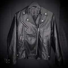 SHELLAC系 ライダースジャケット 平成v系 お兄系 黒