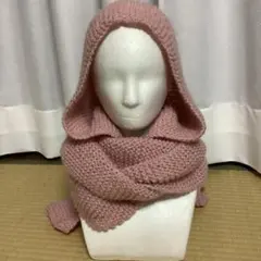 手編み　バラクラバ(ハンドメイド)