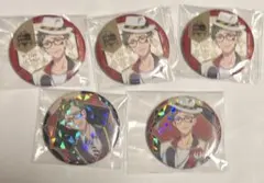 ツイステ アニメーション 箔押し缶バッジ ホログラム缶バッジ トレイ