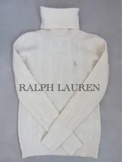 最終価格！【美品】Ralph Lauren タートルネック ニット　ケーブル