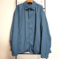 無印良品　ブルーグレー XL ボタン付きジャケット　即発送