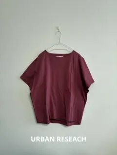 アーバンリサーチ ドアーズ 半袖Tシャツ カットソー くすみピンクのサムネイル