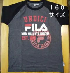 FILA Tシャツ 160サイズ グレー/ブラック