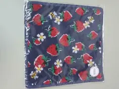 【おまとめOK コレクション✨】FEILER いちご柄 タオルハンカチ ネイビー