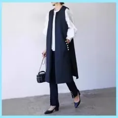 ロングベスト ロングワンピース