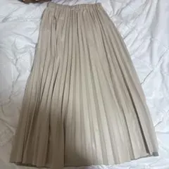 earth music&ecology アイボリー プリーツスカート サイズF